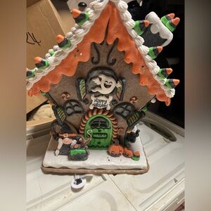 Candy corn lane house